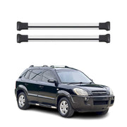 2005-2009 Hyundai Tucson Roof Rack Cross Bars Silver