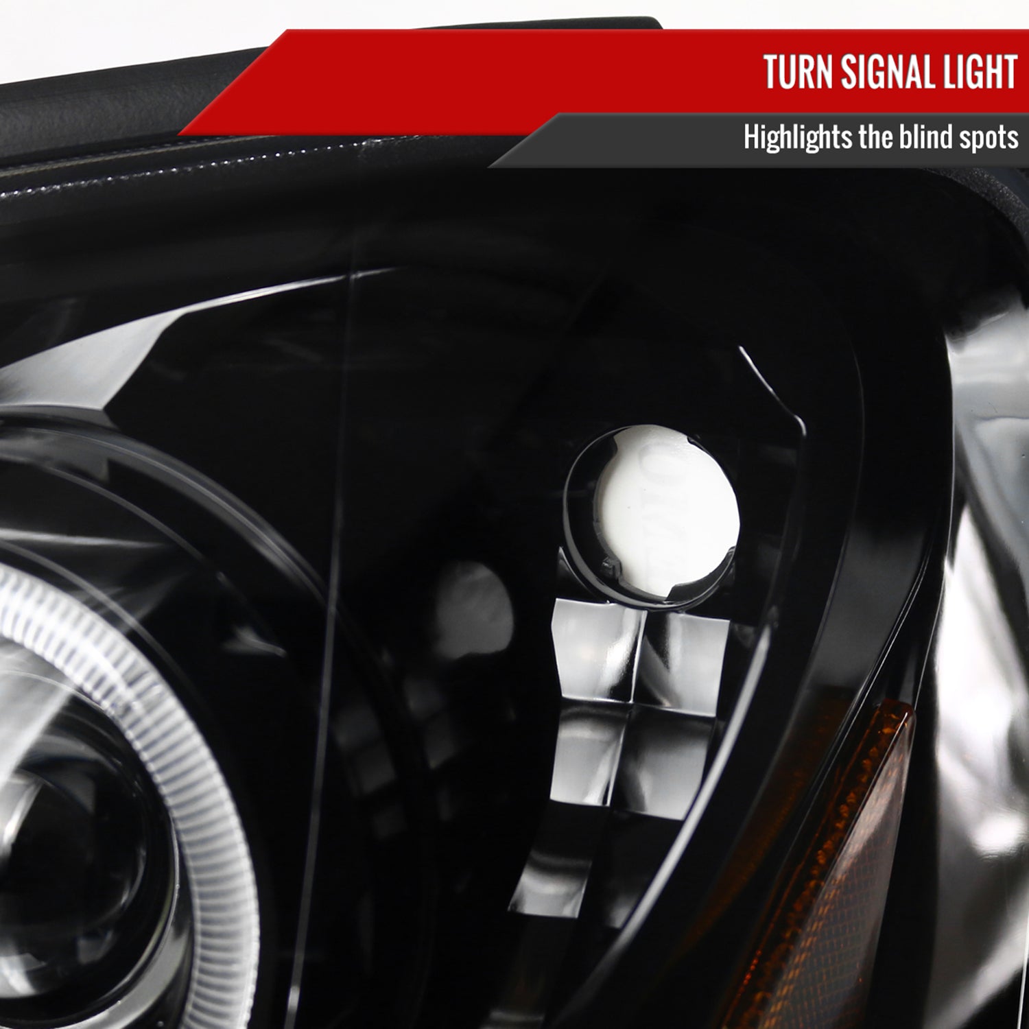 2004-2005 Subaru Impreza WRX/STI Outback Projector Headlights Jet Black