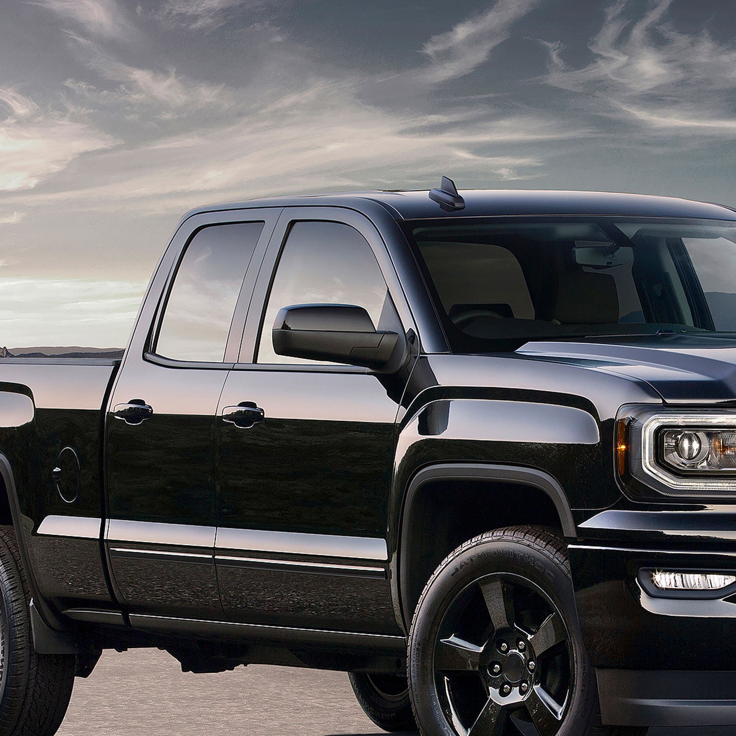 2014-2018 Chevy Silverado/GMC Sierra Matt Black Heated Side Mirror Passenger