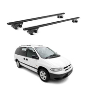 Roof Rack Cross Bars for Chrysler Voyager 1996-2000 Aluminium Grey 2 Pcs