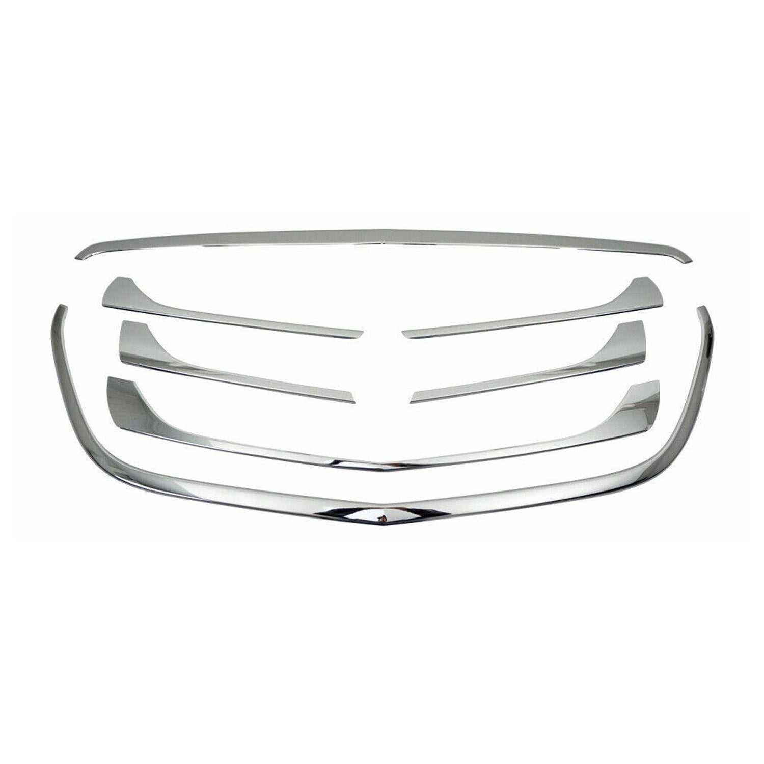 2016-2024 Mercedes Metris Front Bumper Grill Trim Molding Stainless Steel 7x