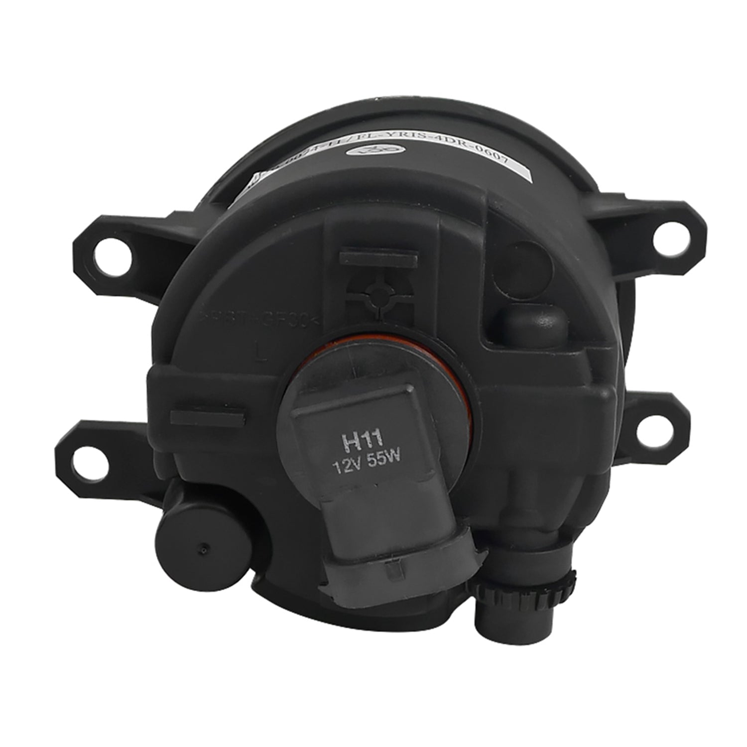 2006-2008 Toyota Yaris Sedan H11 Fog Lights Kit Chrome Housing/Clear Lens