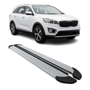 2016-2020 Kia Sorento Running Boards Side Steps Silver