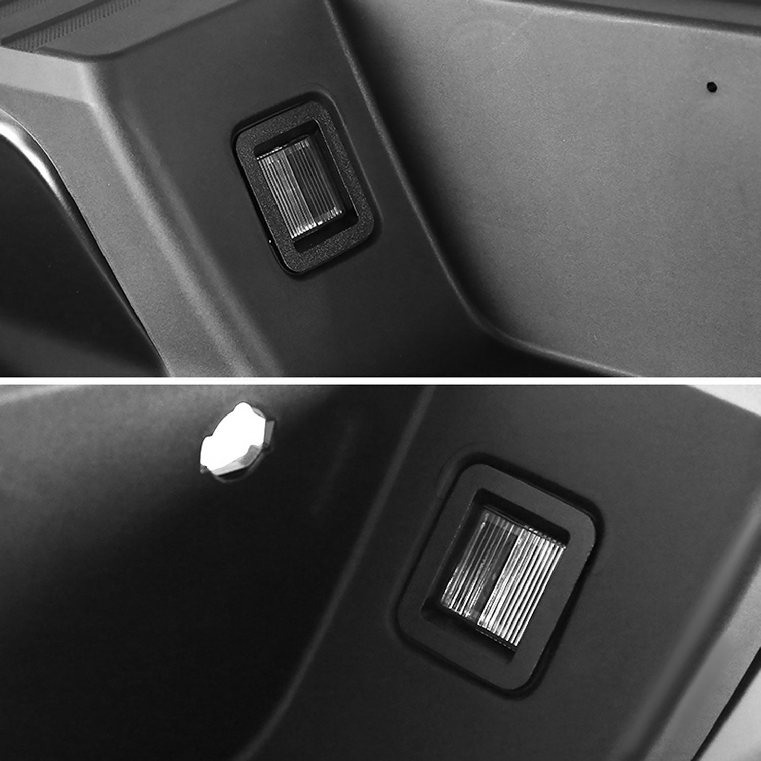 2015-2018 Ford F-150 Replacement Rear Step Bumper License Lamps & Sensor Holes