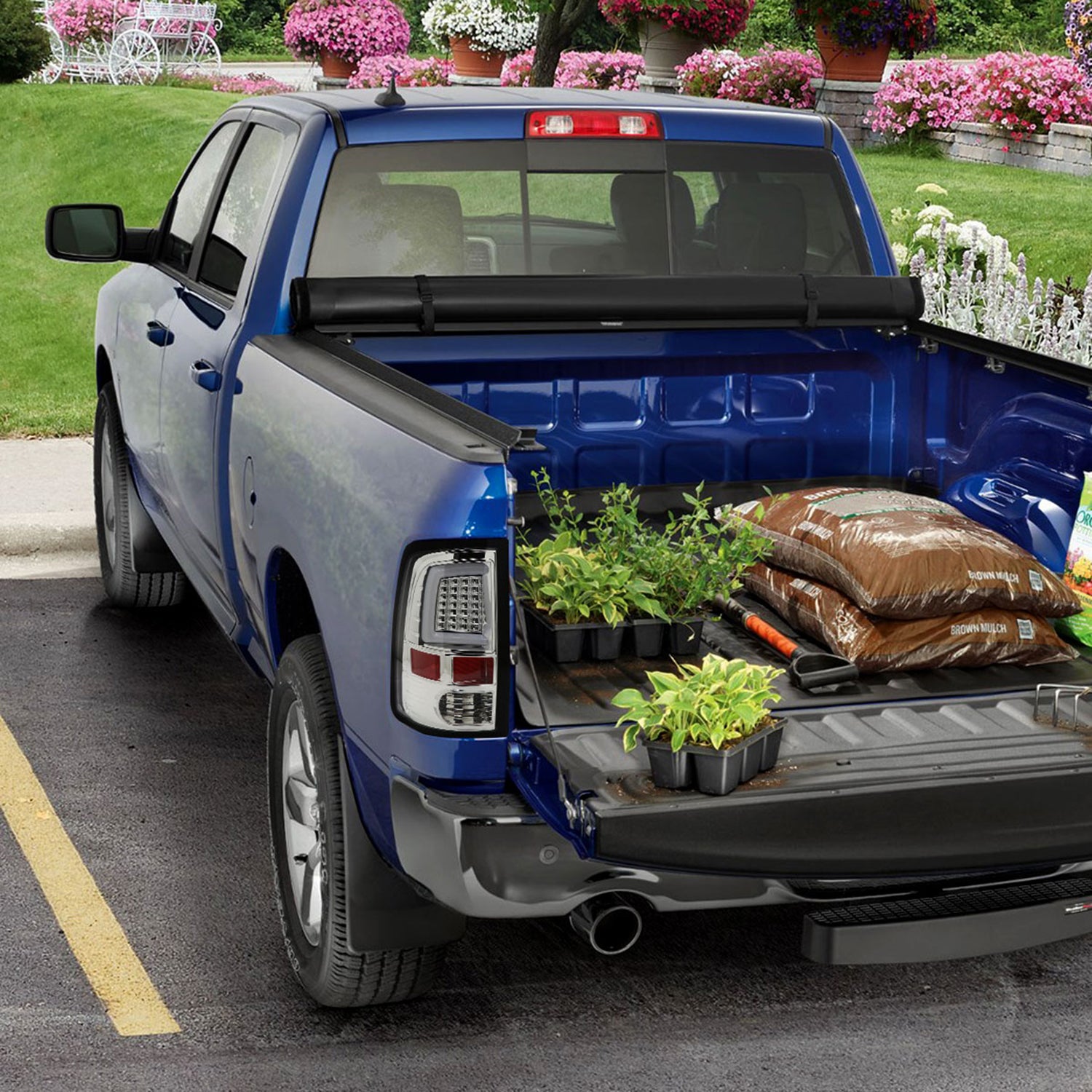 2009-2018 Dodge RAM 1500 2500 3500 White Bar LED Tail Lights Chrome