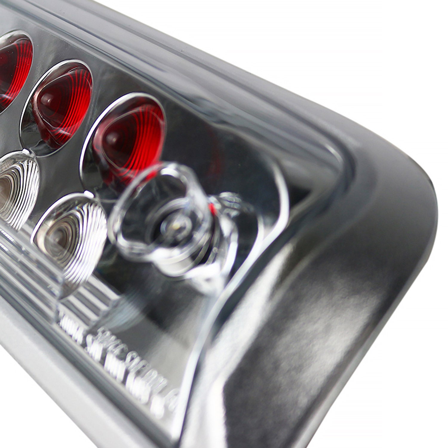 2014-2018 Chevy Silverado/ GMC Sierra V2 LED 3rd Brake Light Chrome/Clear Lens