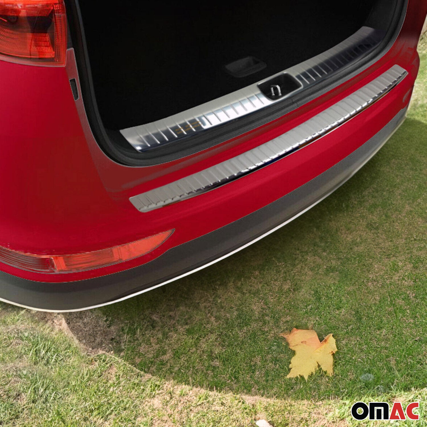 2017-2019 Kia Sportage Rear Bumper Guard & Trunk Sill Cover Protector Set S.Steel 2 pcs