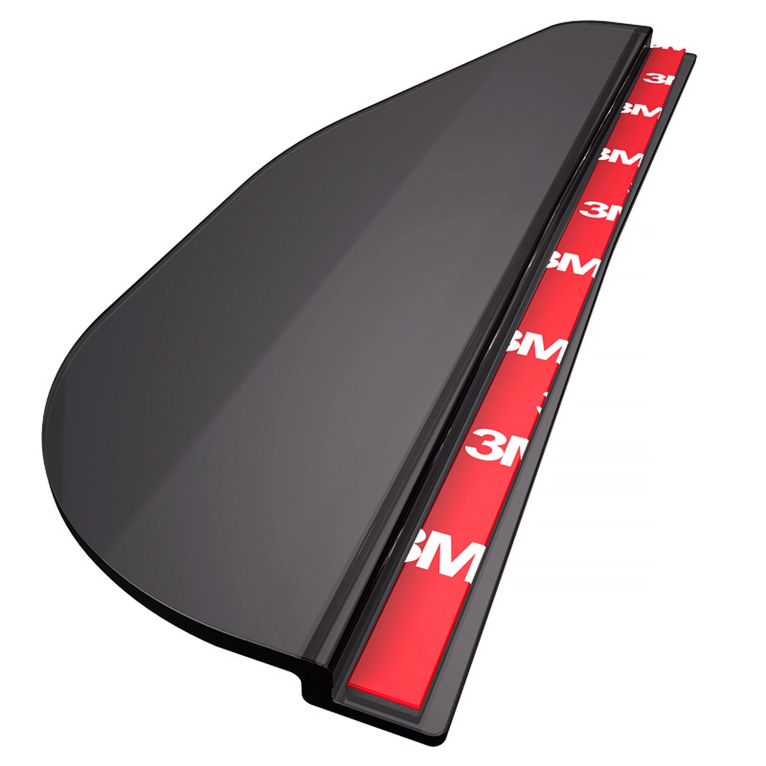 Universal Smoke PVC Plastic Car Rear View Side Mirror Rain Board Eyebrow 2Pcs