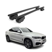 2015-2019 BMW X6 F16 F86 Roof Rack Cross Bars Black Luggage Carrier 2 Pcs