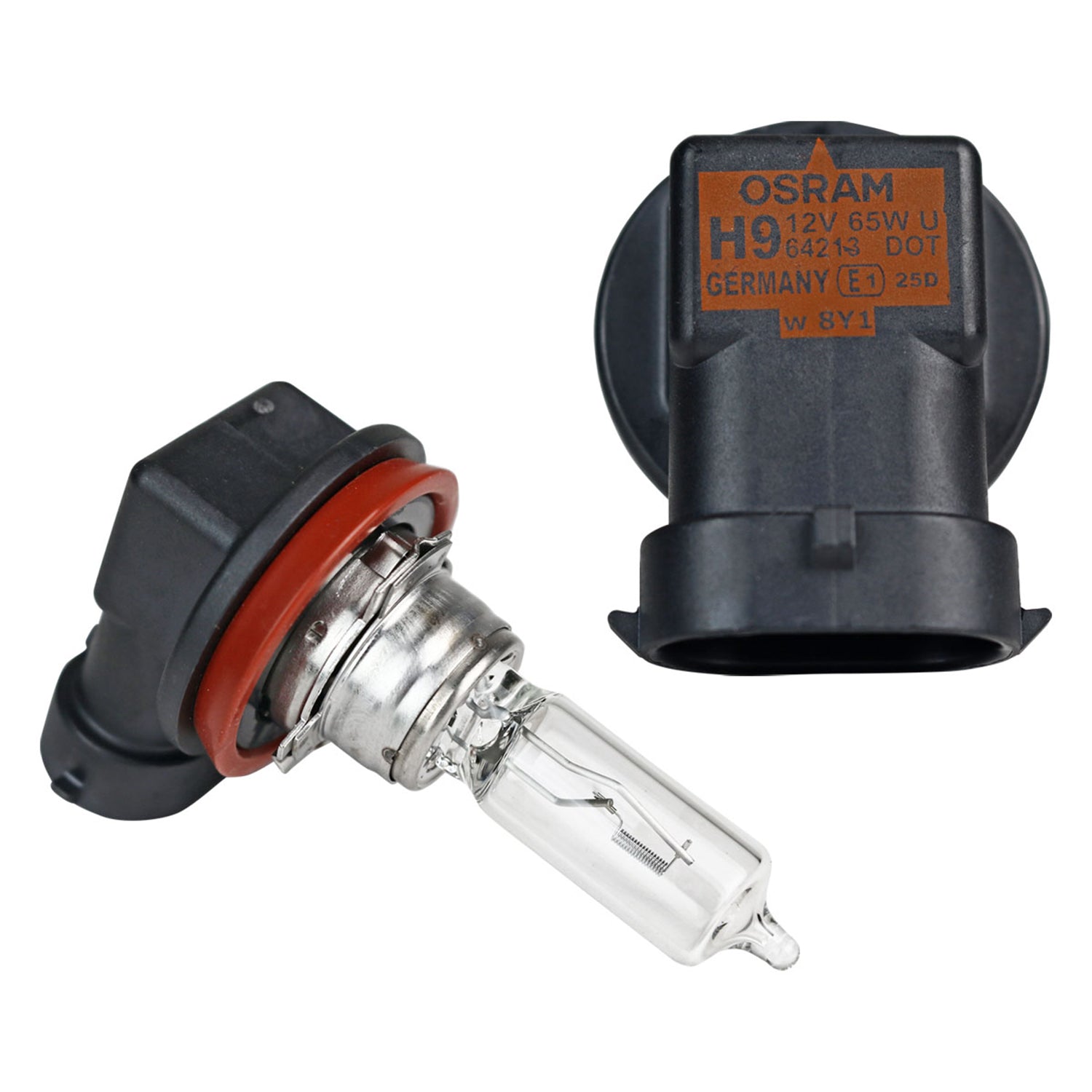 2005-2009 Ford Mustang LED Bar Projector Headlights Chrome/Smoke Lens