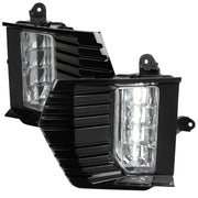 2021-2023 GMC Yukon/Yukon XL LED Fog Lights Kit Chrome Housing/Clear Lens