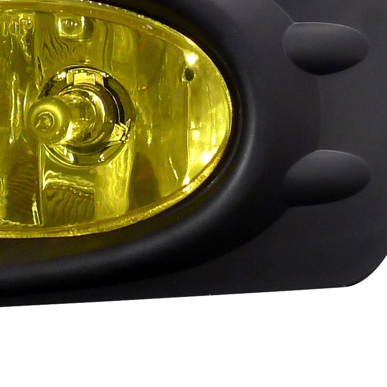 2006-2007 Honda Accord Sedan H11 Fog Lights Kit Chrome Housing/Yellow Lens
