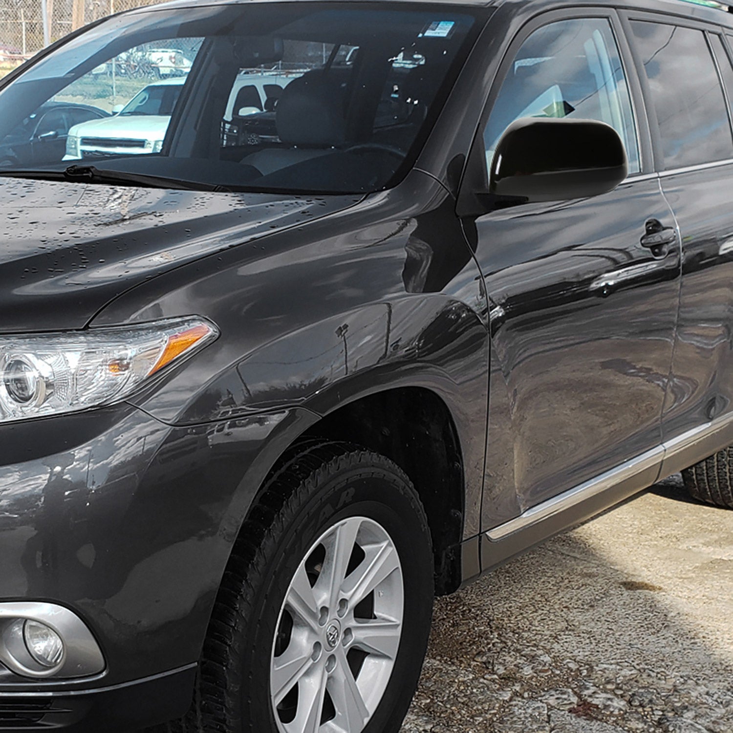 2008-2013 Toyota Highlander 5Pin Adjustable & Heated Side Mirror Driver Side