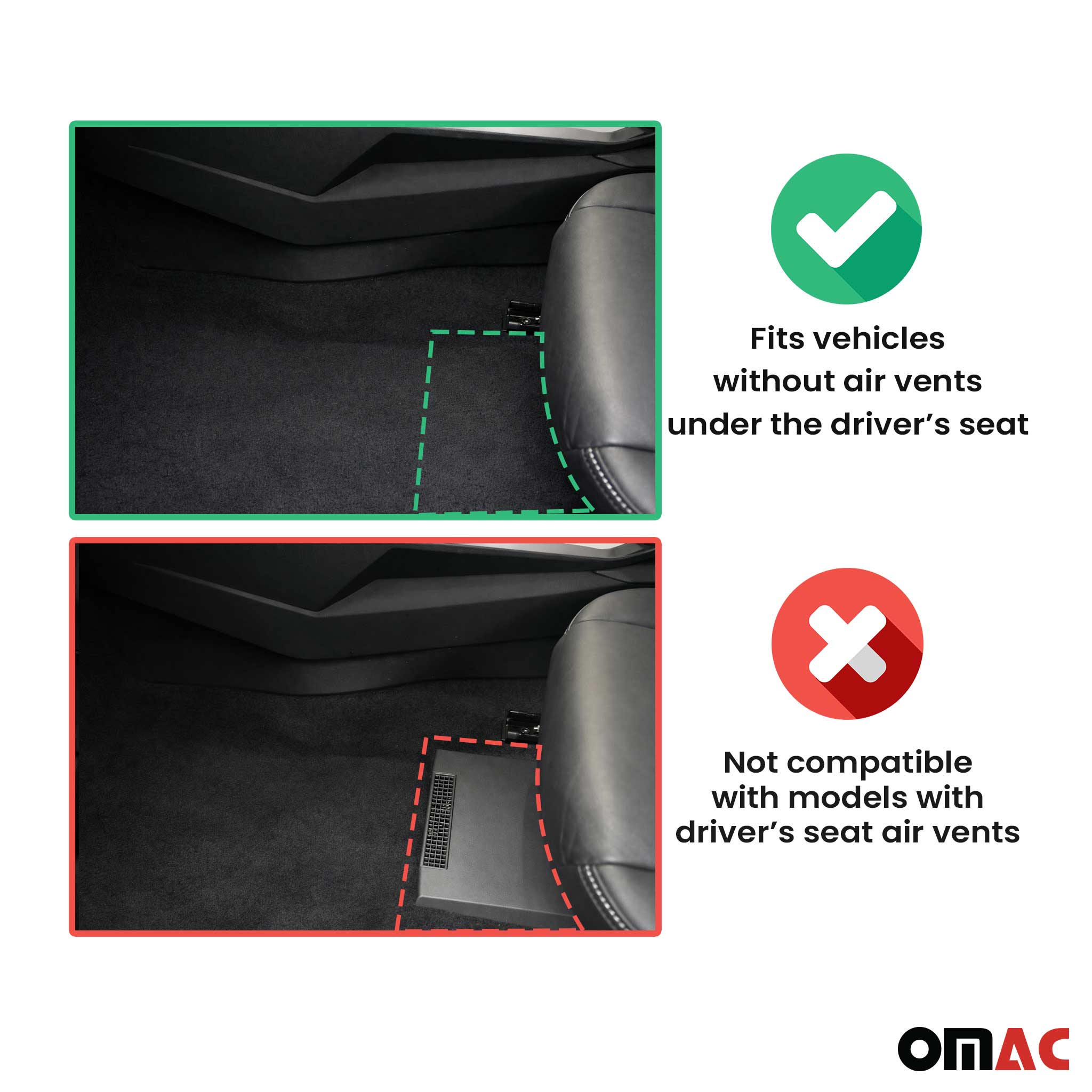 2022-2024 Audi A3 Premium Floor Mats Liners Full Set All Weather Heavy Duty Black