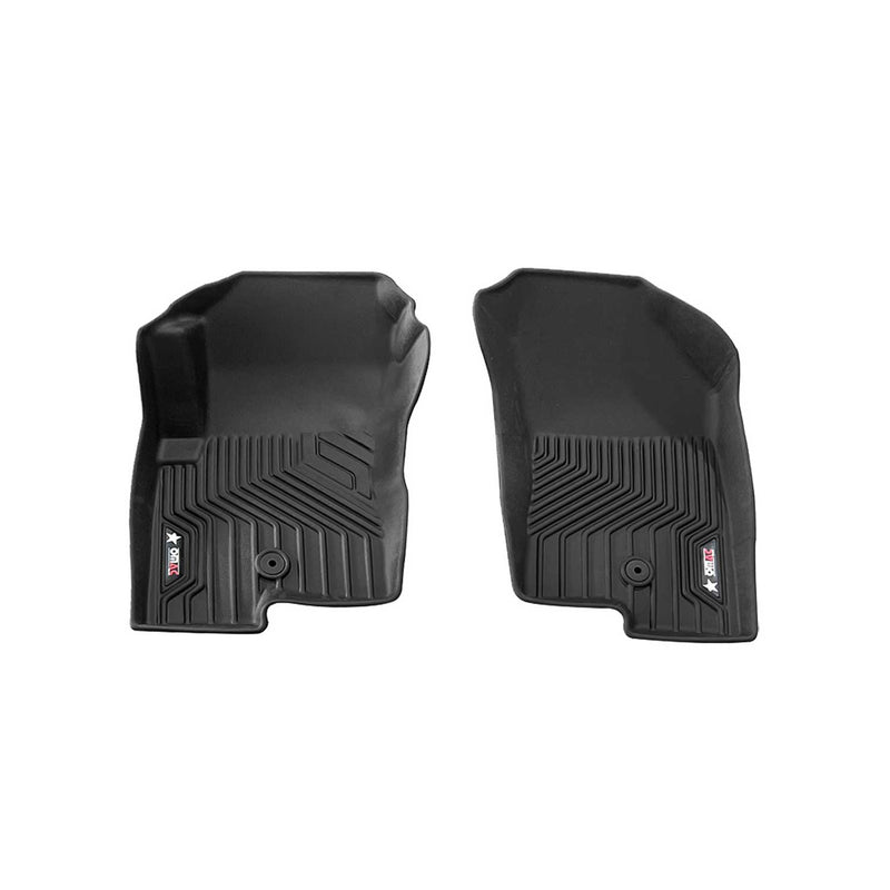 2007-2017 Jeep Compass Premium Floor Mats Liners First Row Front Black