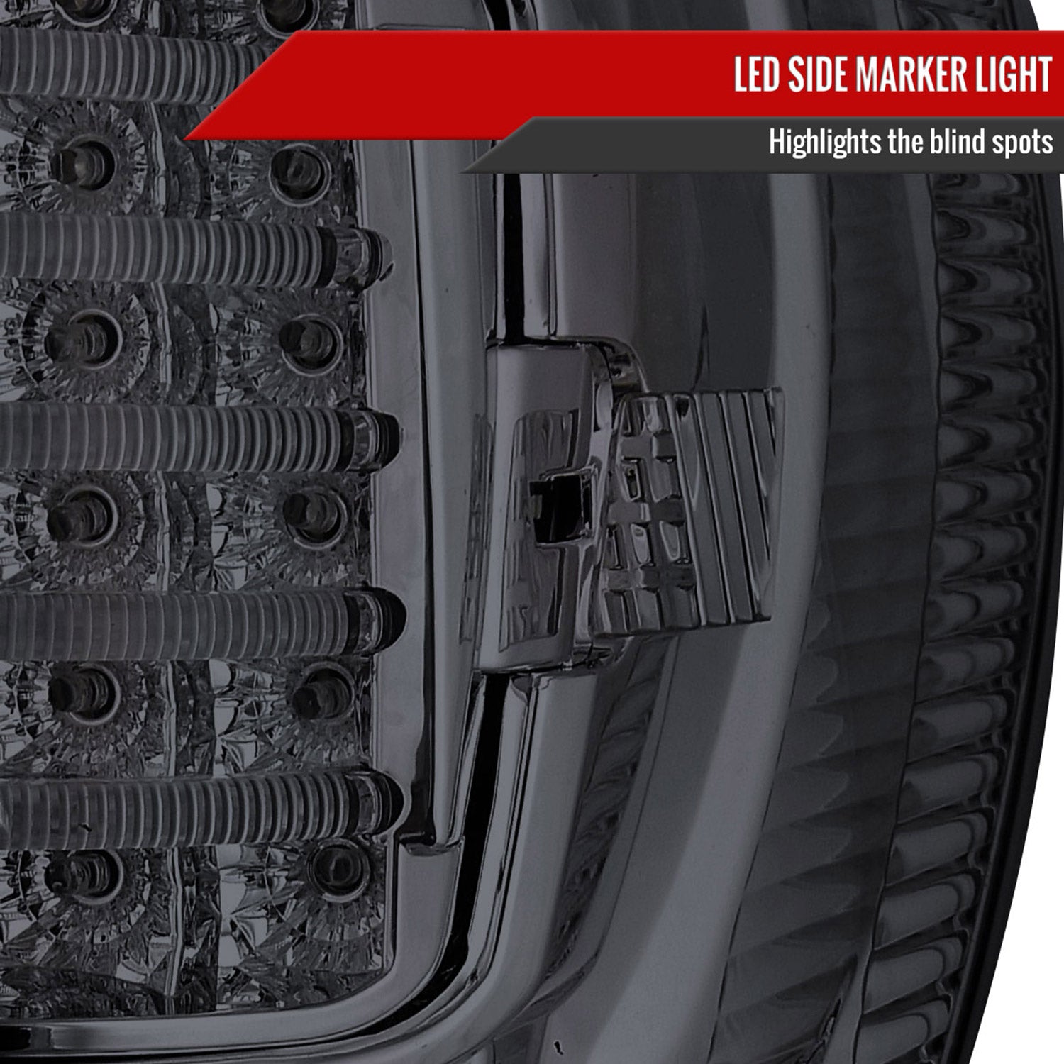 2007-2013 Toyota Tundra LED Tail Lights Chrome Housing/Smoke Lens
