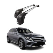 2016-2022 Mercedes GLC Class X253 Roof Racks Cross Bars Silver