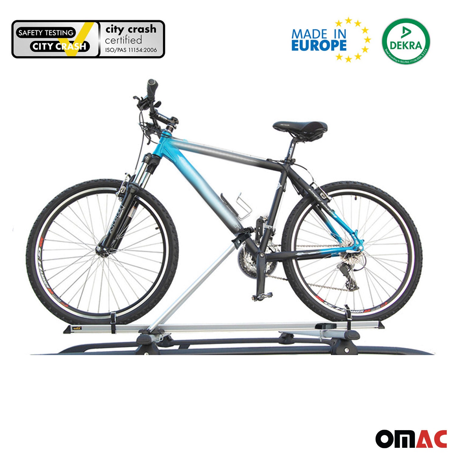 Pro Bike Carrier Roof Mount Aluminum Bicycle Rack Cycling Holder Car Truck SUV