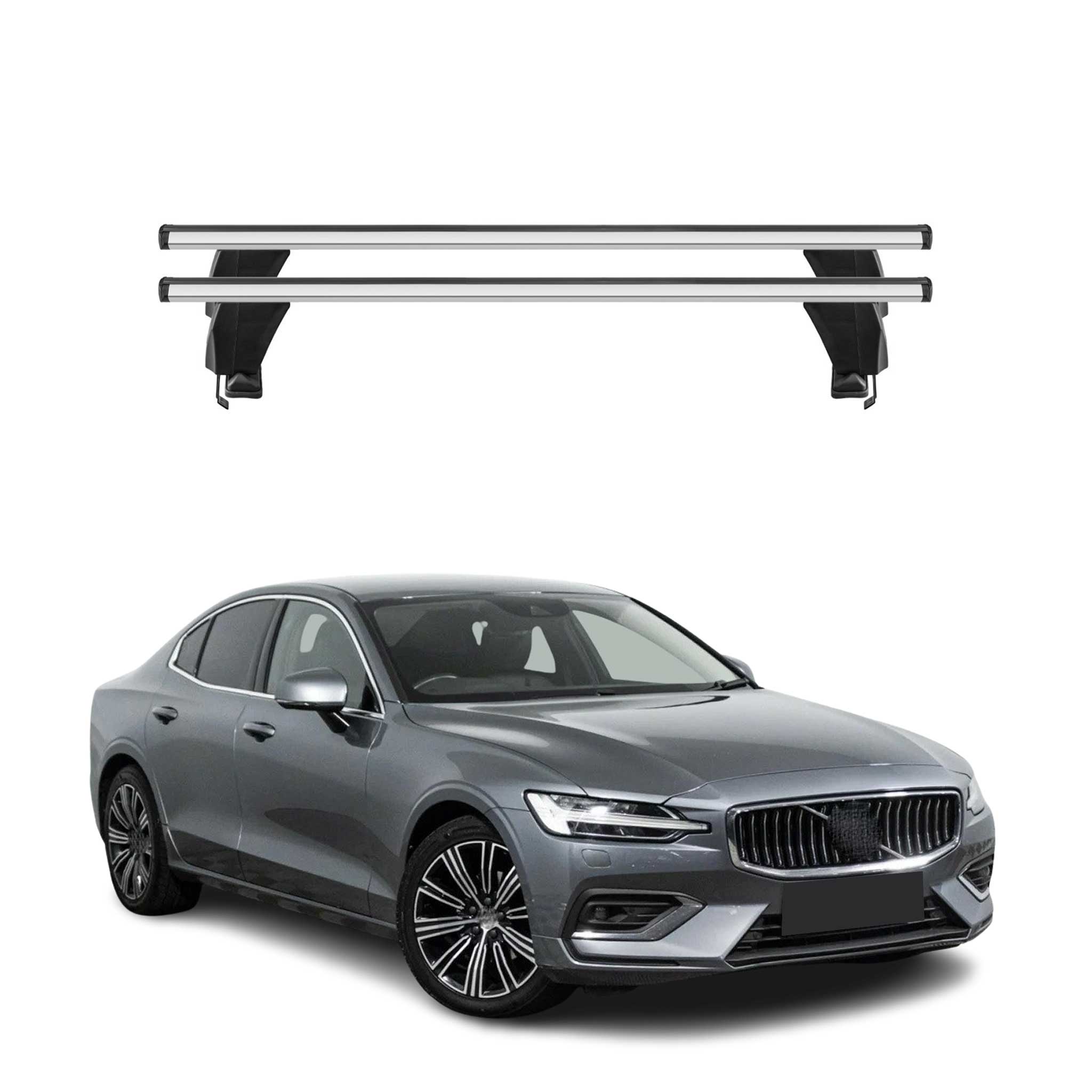 2019-2024 Volvo S60 Roof Rack Cross Bars Silver