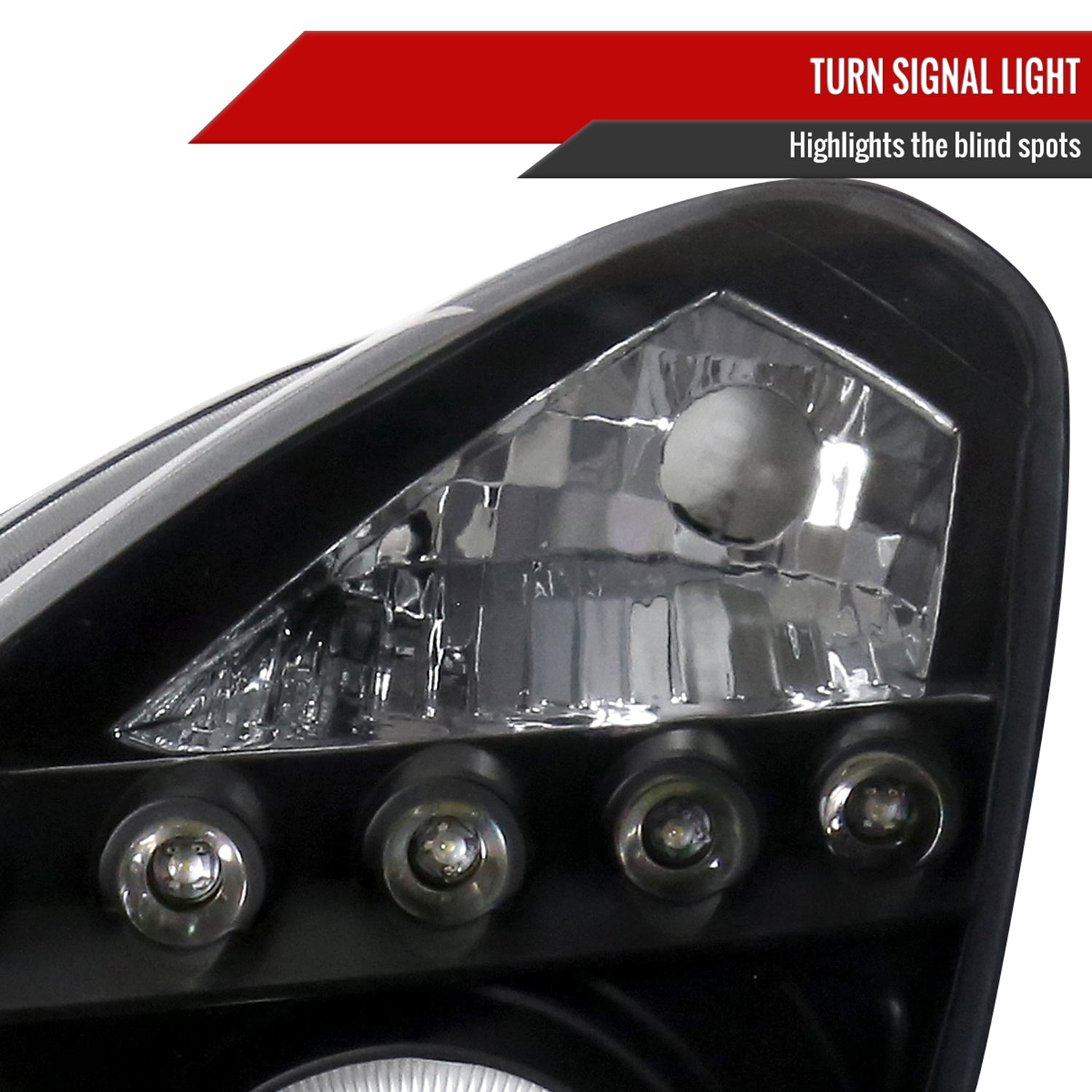 2000-2005 Toyota Celica Dual Halo Projector Headlights Matte Black/Clear Lens