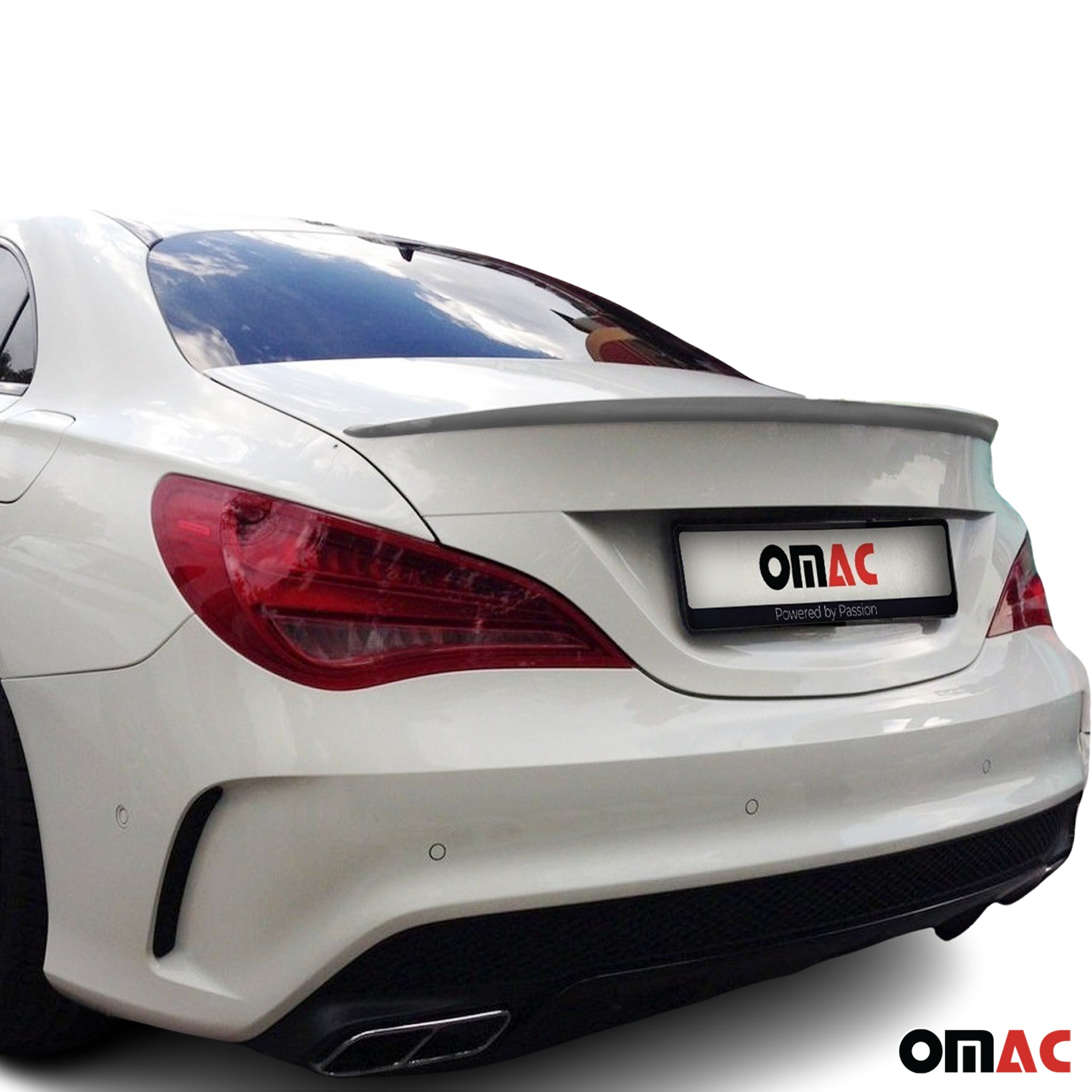 2013-2019 Mercedes CLA C117 Rear Trunk Spoiler Wing ABS White 1Pc