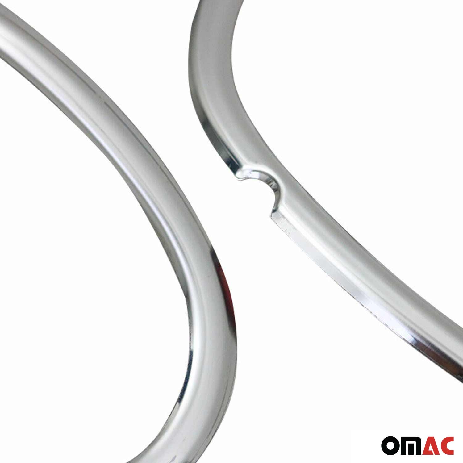 Fog Light Lamp Bezel Cover for Mercedes Sprinter W906 2013-18 S.Steel Chrome 2x