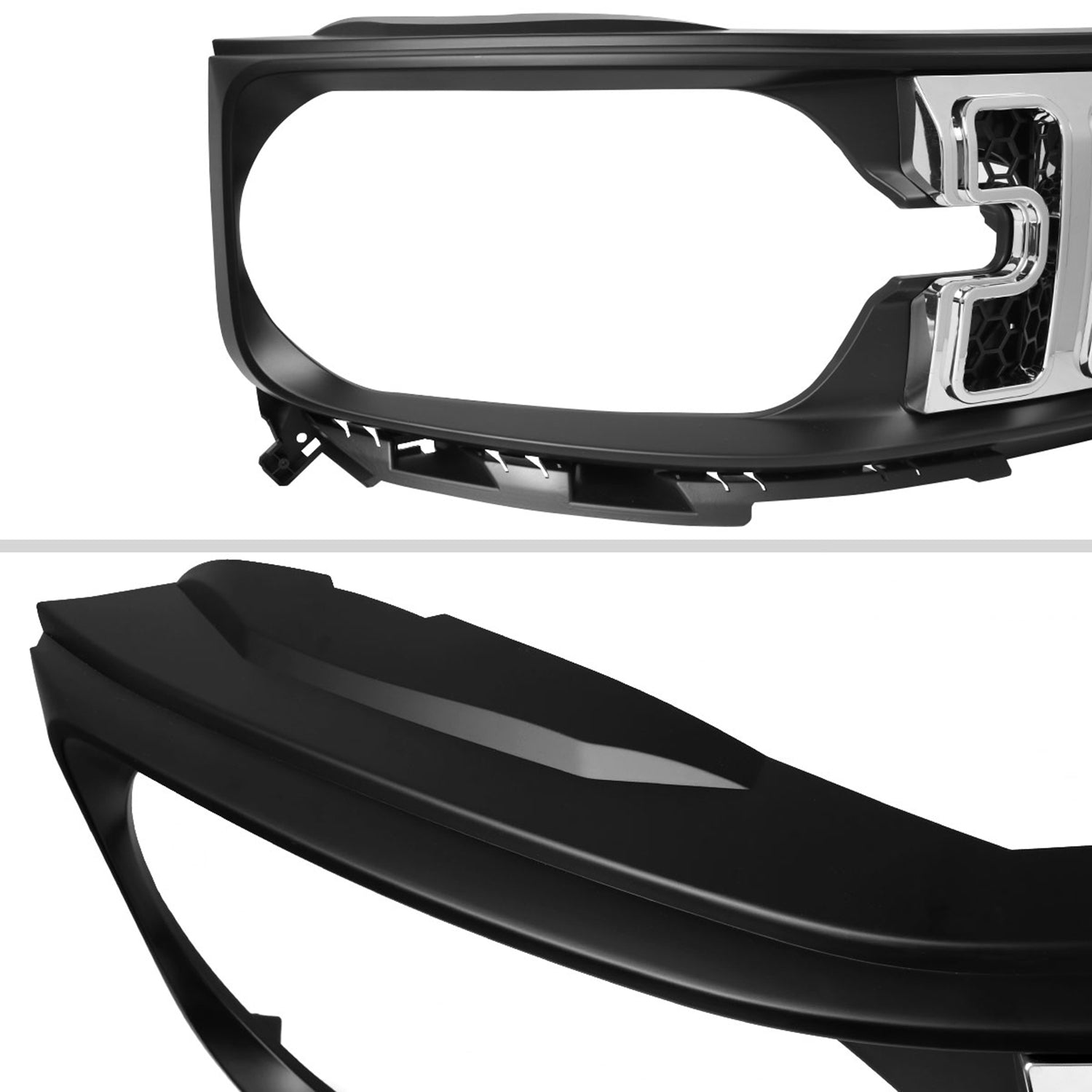 2021-2023 Ford Bronco Sport Chrome Mesh Hood Replacement Grille