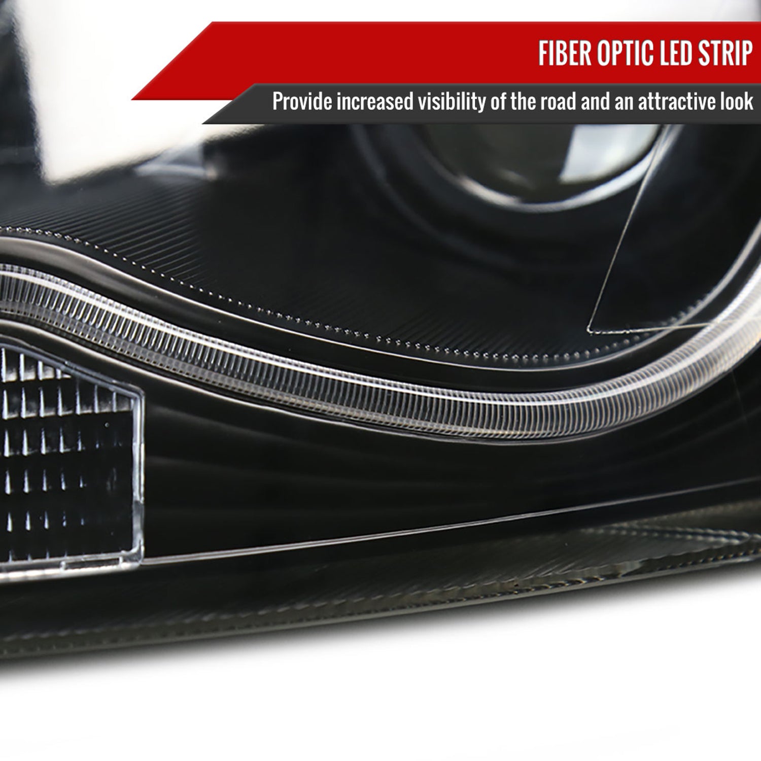 1999-2006 Audi TT LED Bar Projector Headlights Matte Black/Clear Lens