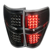 2009-2014 Ford F-150 LED Tail Lights - OZ Matte Black Housing/Clear Lens