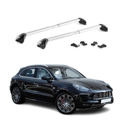 2015-2025 Porsche Macan Roof Rack Cross Bars Silver