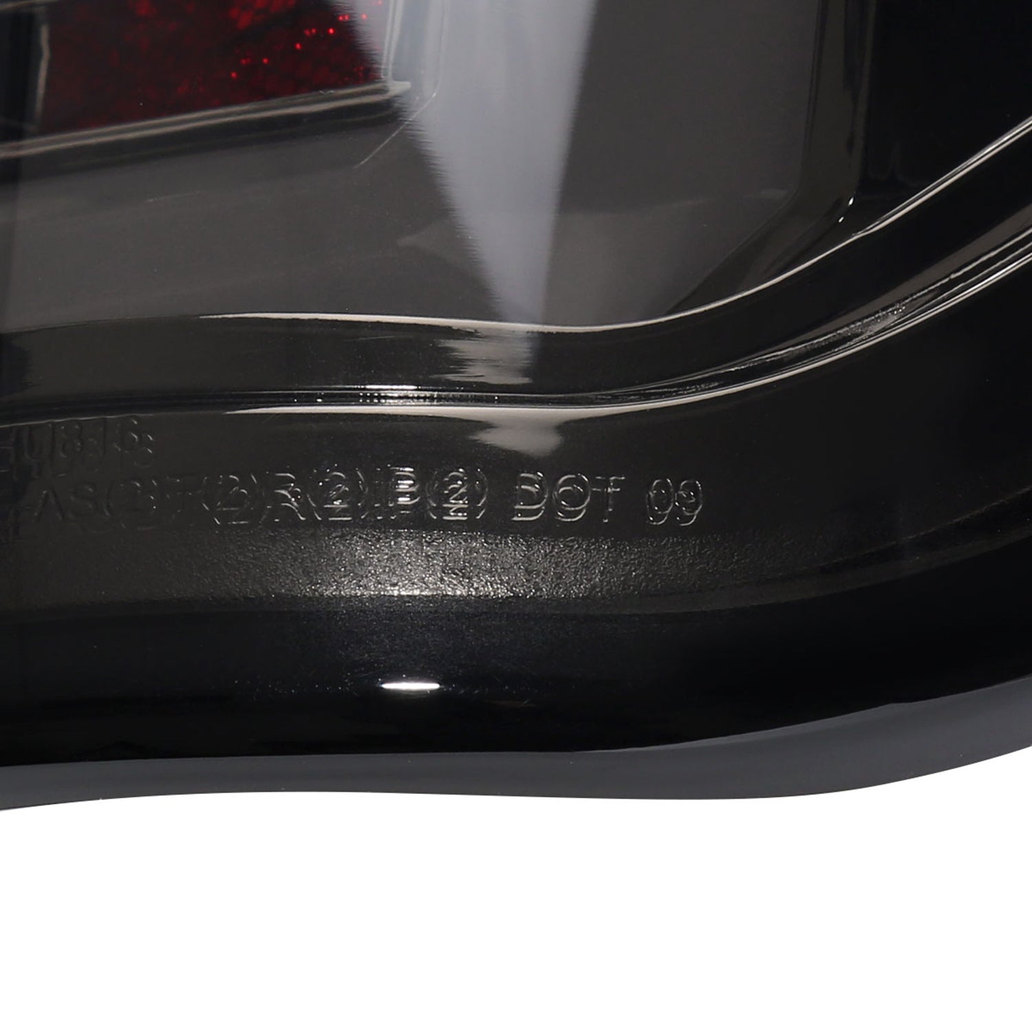 2009-2014 Ford F-150 White C-Bar LED Tail Lights Chrome Housing/Smoke Lens