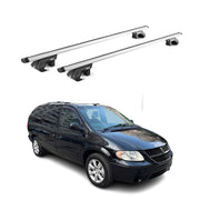 2001-2007 Dodge Grand Caravan Roof Rack Cross Bars Silver Luggage Carrier 2 Pcs