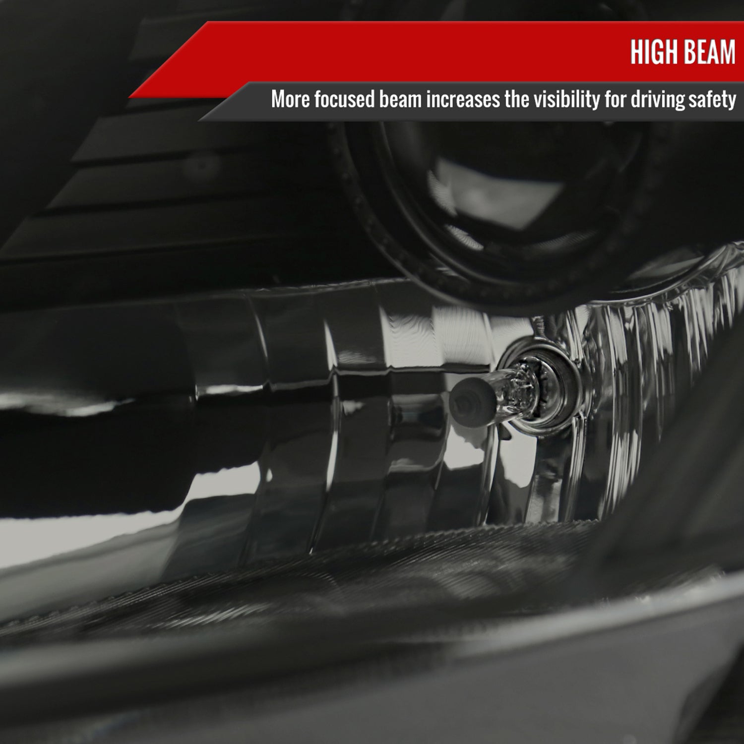 2003-2005 Nissan 350Z Turn Signal Animated LED Bar Projector Headlights Smoke