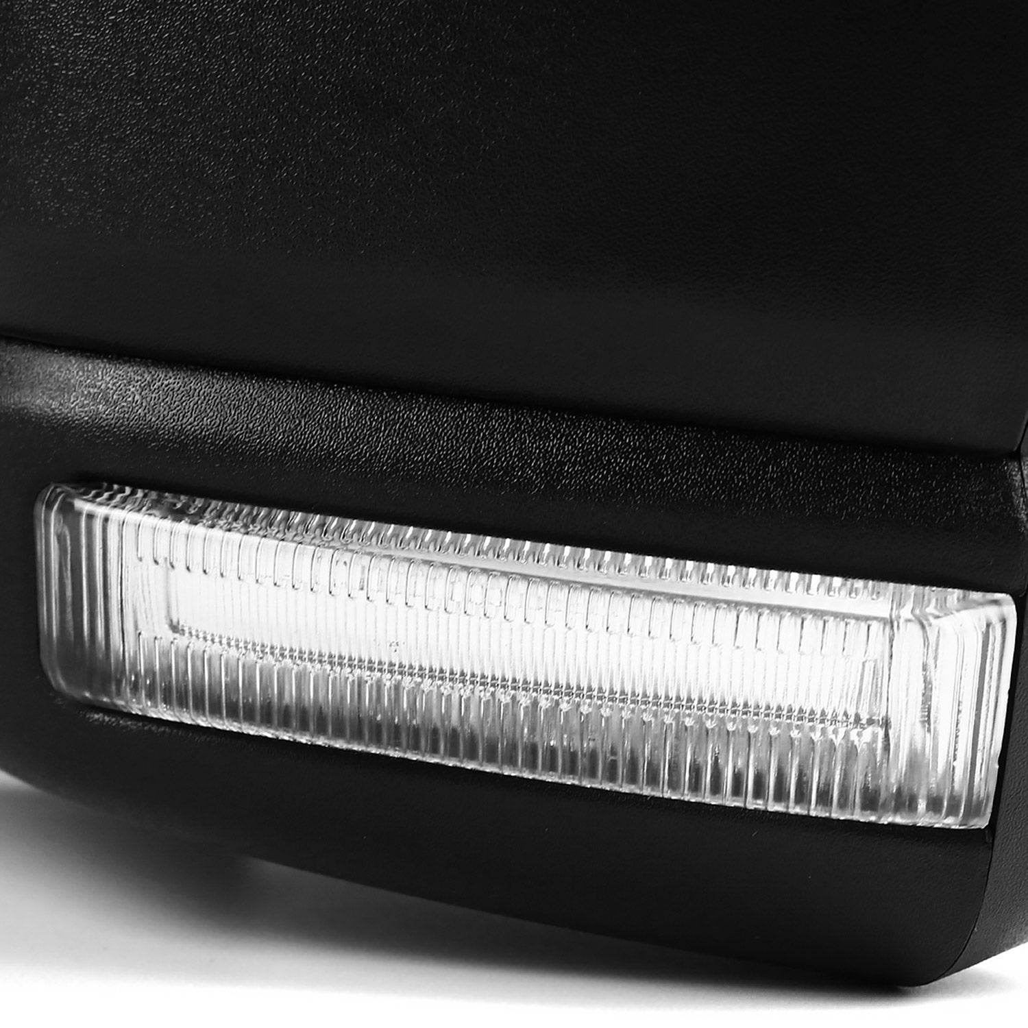 2003-2006 Ford Expedition Matt Black Heated Side Mirrors LED Turn Signal
