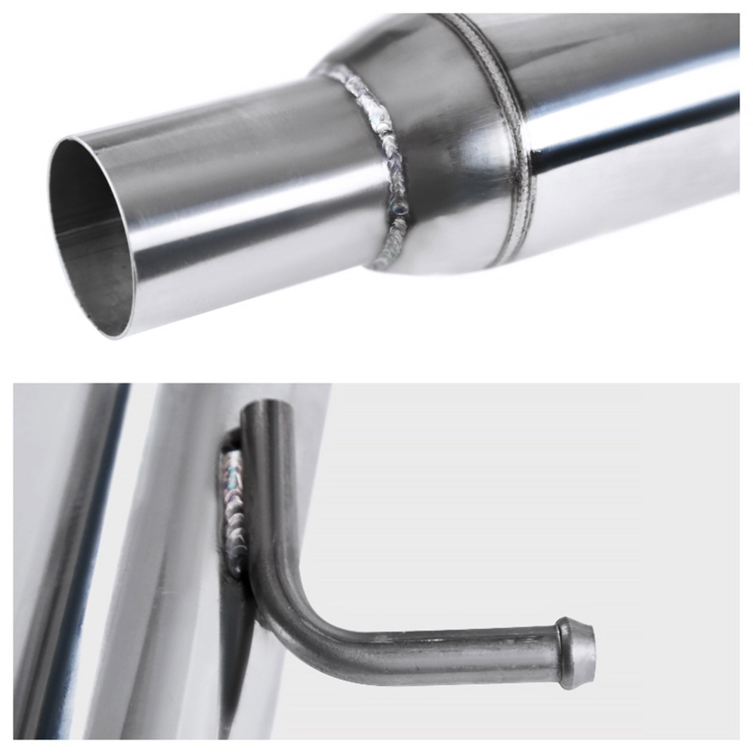 2016-2021 Honda Civic Sedan 1.5L Turbo Steel Catback Exhaust System Burnt Tip