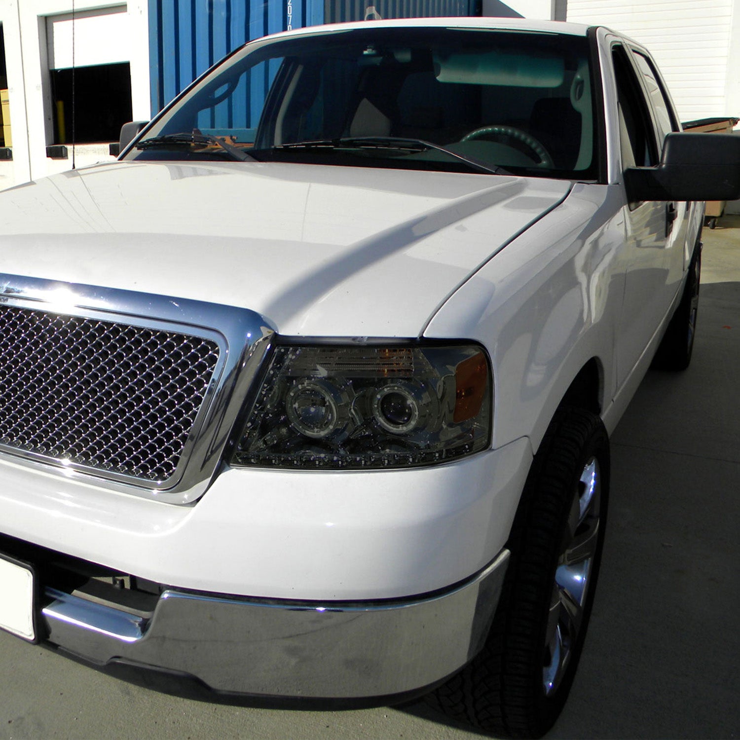 2004-2008 Ford F-150/ 06-2008 Lincoln Mark LT Dual Halo Headlights LED Light