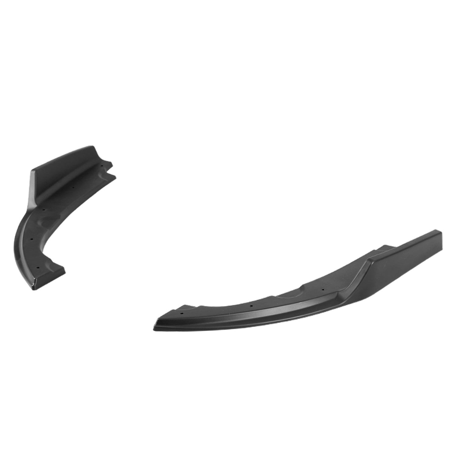 2016-2020 Honda Civic Sedan Matte Black Rear Bumper Lip Diffuser Set