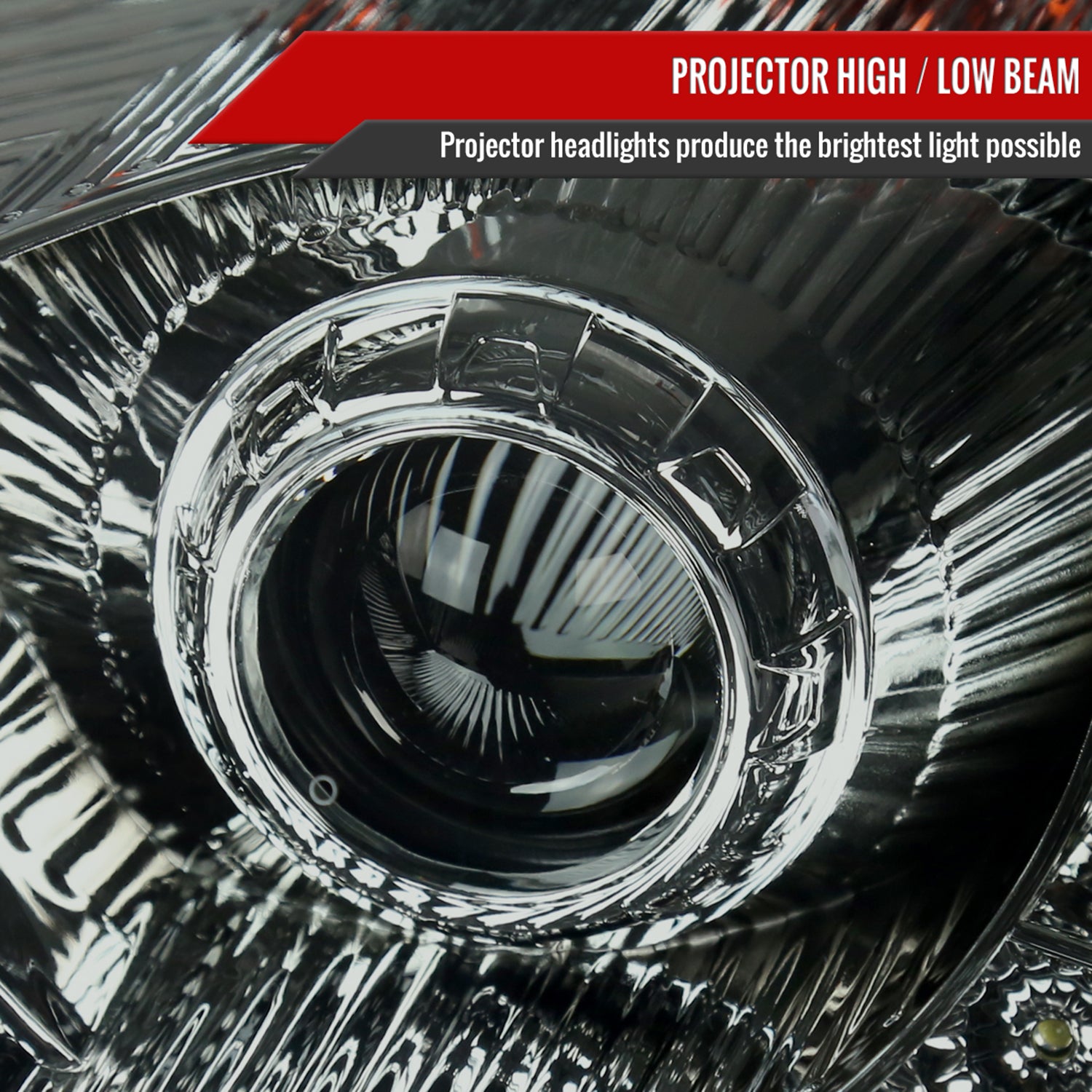 2006-2009 Nissan 350Z SMD LED Light Strip Projector Headlights Chrome/Smoke