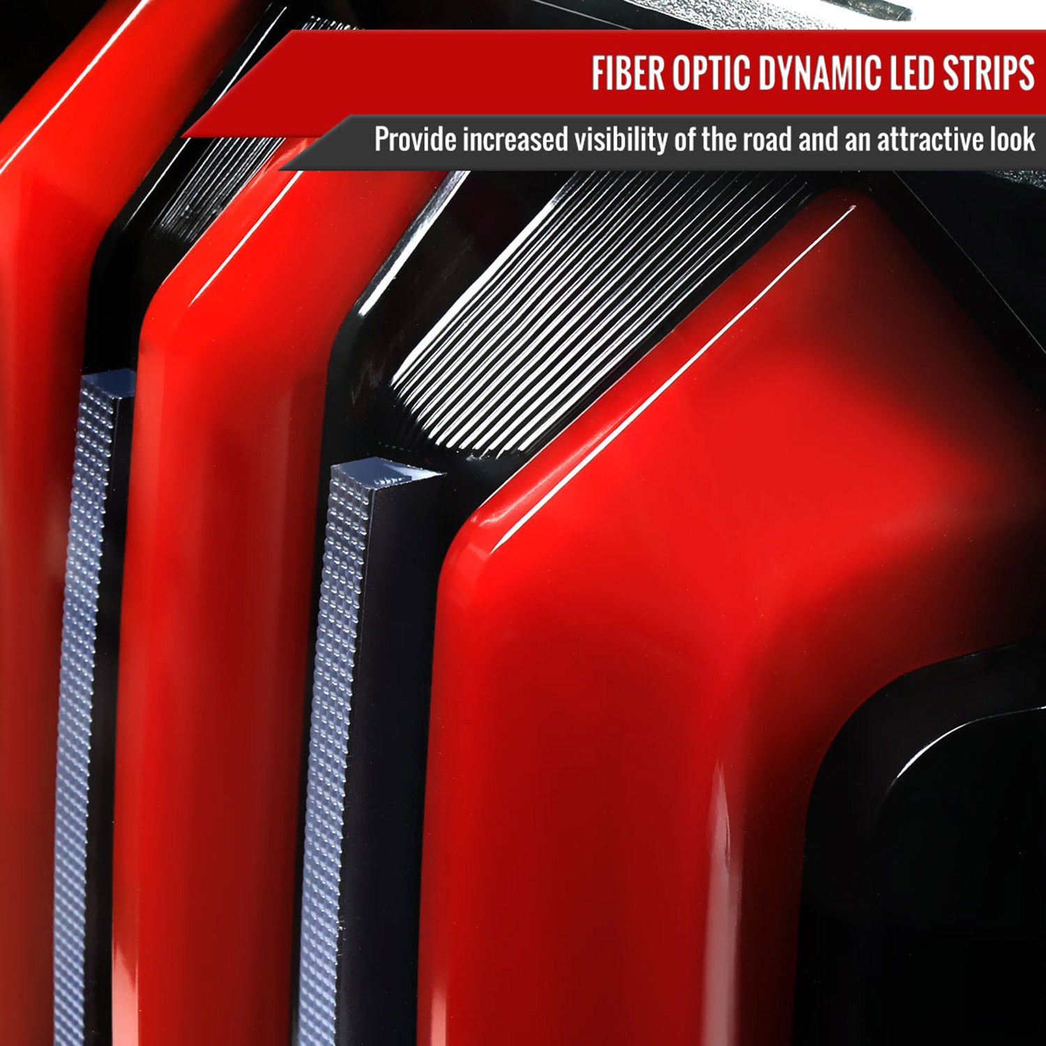 2014-2021 Toyota Tundra Facelift Full LED Tail Lights Turn Signal Jet Black