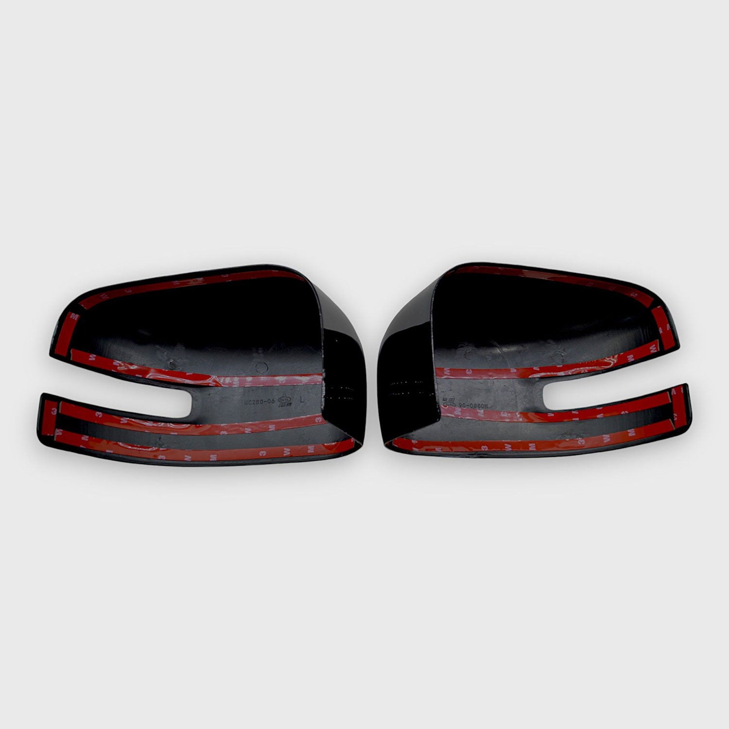 2015-2024 Jeep Renegade Mirror Cover Caps Gloss Black 2Pcs ABS Plastic