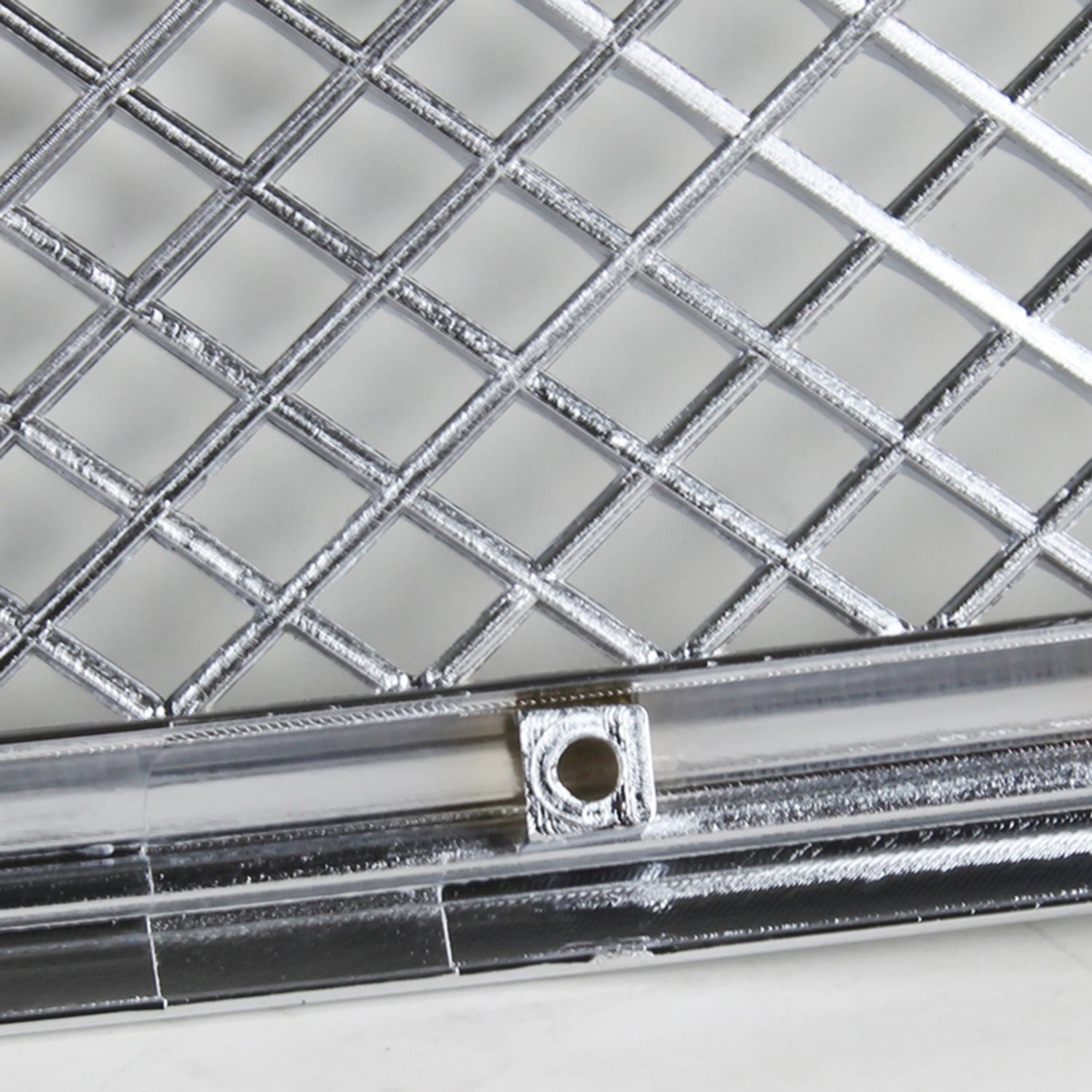 2000-2005 Cadillac Deville Matte Chrome ABS Mesh Grille