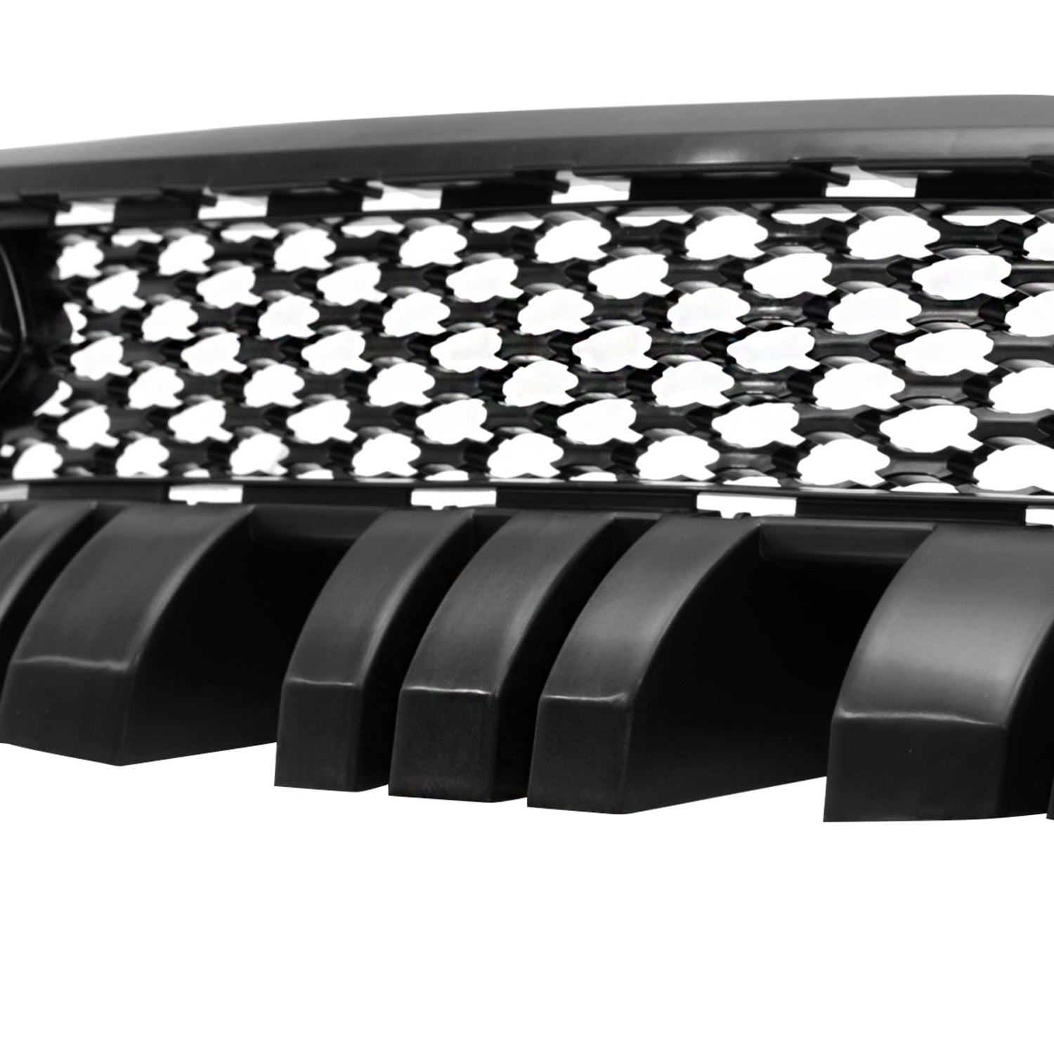 2015-2022 Dodge Charger SRT/RT/GT/ Black Dual Snorkel Front Upper Grille