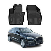2013-2018 Audi Q3 Premium Floor Mats Liners First Row Front Black