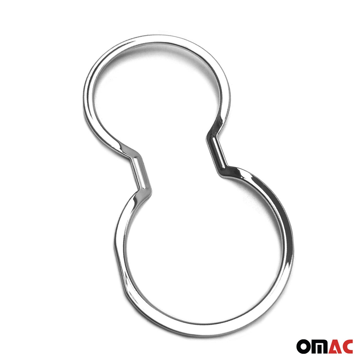 2011-2016 Kia Sportage Cup Holder Frame Inner Molding Trim Silver Stainless Steel 1Pc