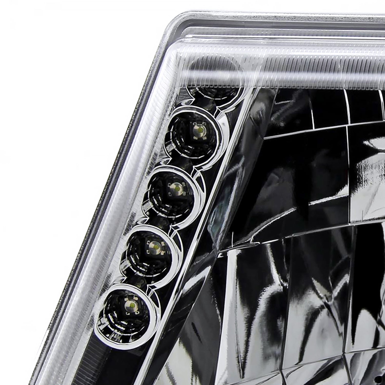 1998-2000 Ford Ranger Factory Style Headlights Chrome Housing/Clear Lens