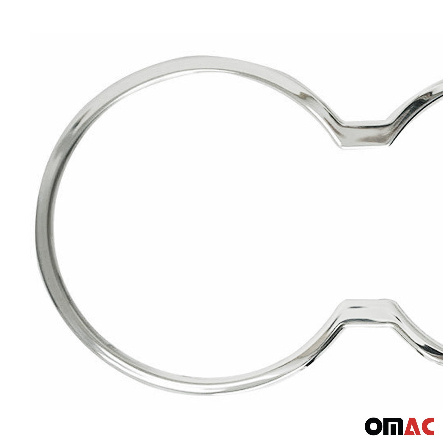 2010-2015 Hyundai Tucson Cup Holder Frame Inner Molding Trim Silver Stainless Steel