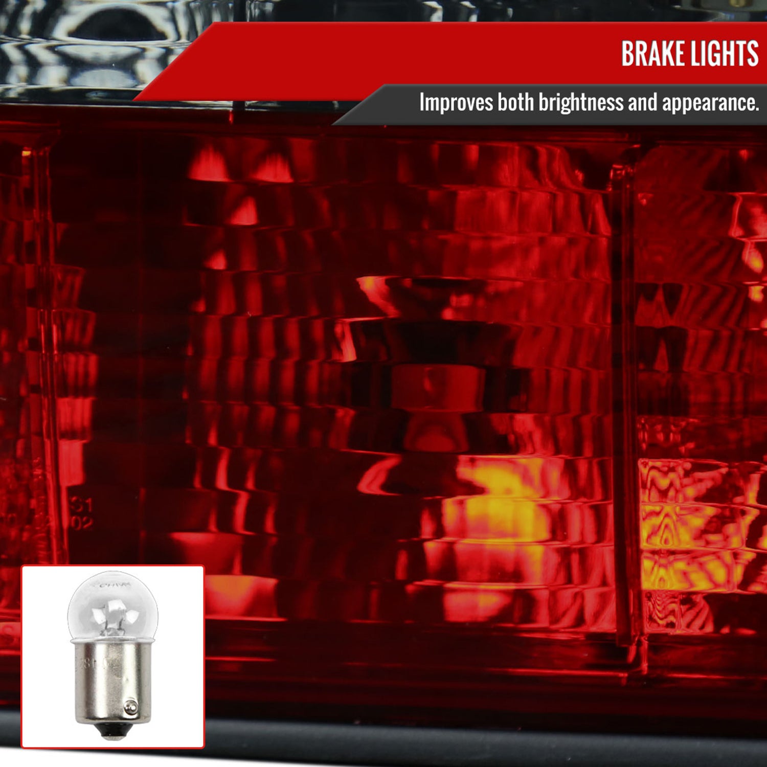 1992-1998 BMW E36 3 Series Sedan Tail Lights Chrome Housing/Red Smoke Lens