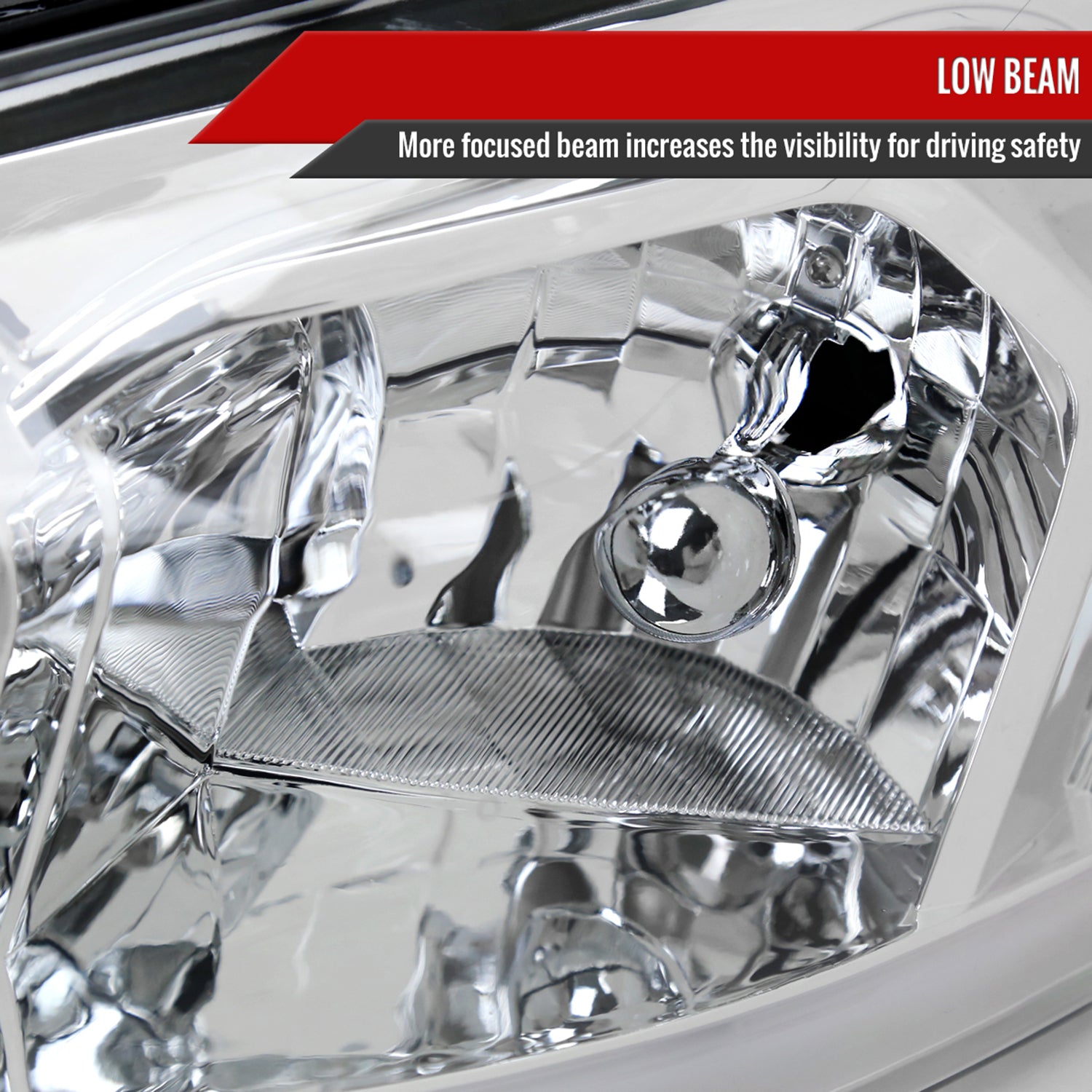 2006-2013 Chevy Impala/Impala Limited/Monte Carlo LED Headlights Chrome