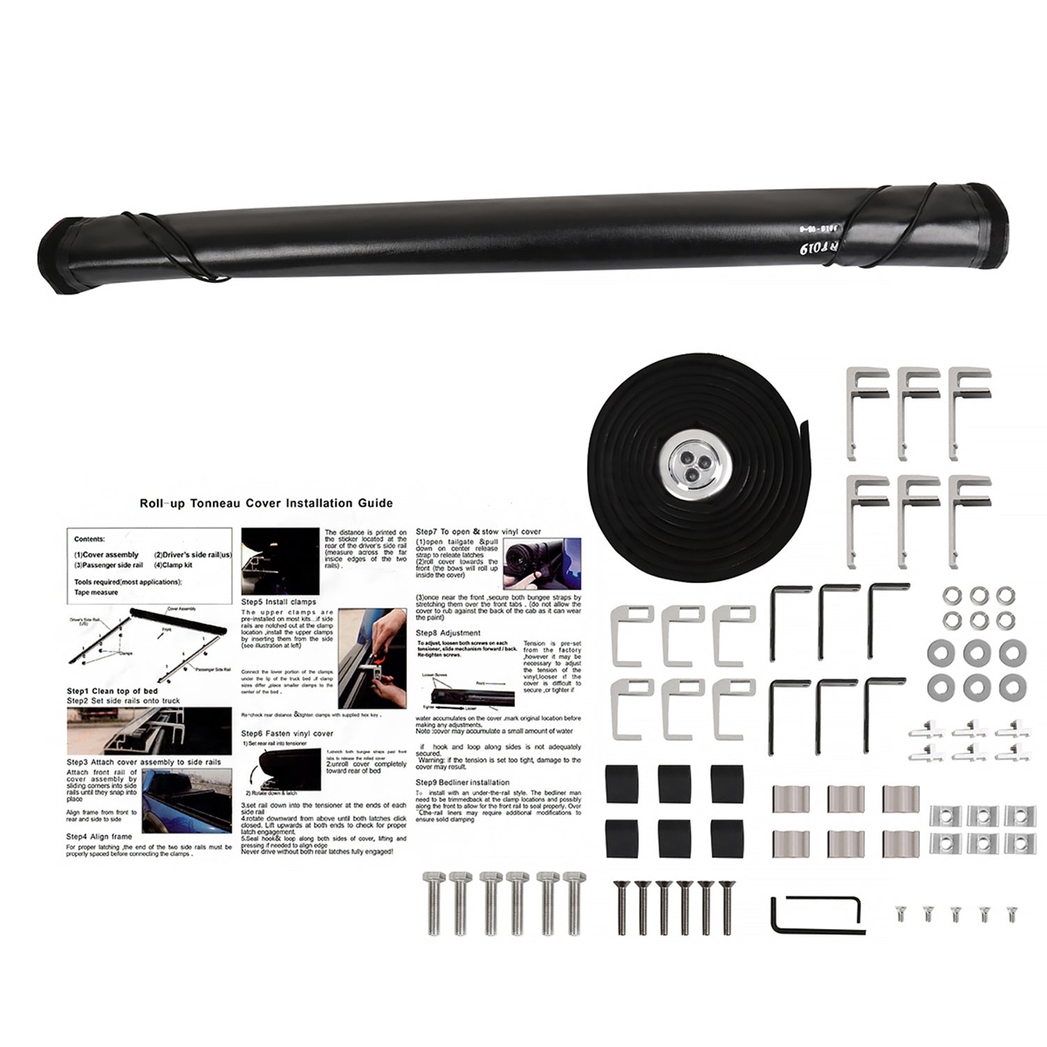 2004-2015 Nissan Titan 78" Bed Roll Up Vinyl Tonneau Cover