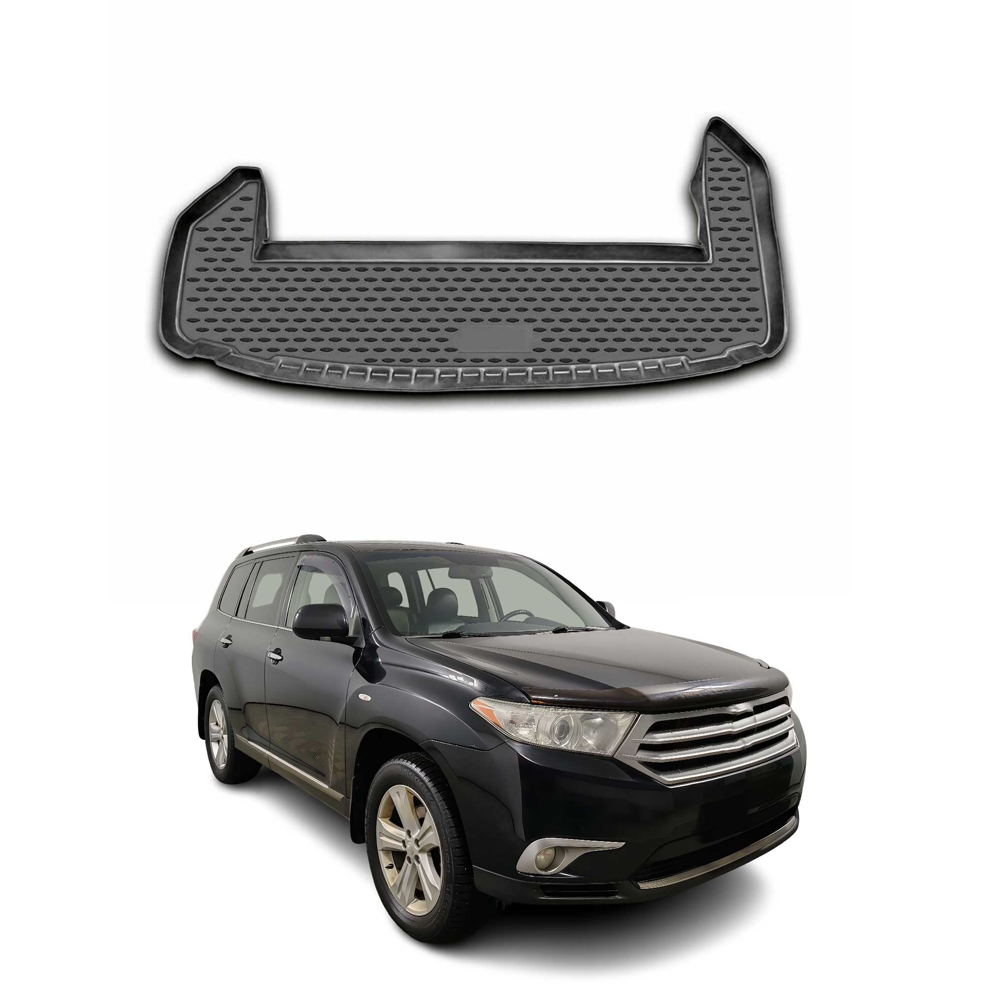 2008-2013 Toyota Highlander Cargo Liner Trunk Mat All Weather Black
